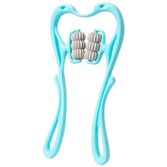 Multifunctional Manual Six-wheel Neck Massager Massage Relieve Roller Massage Tool