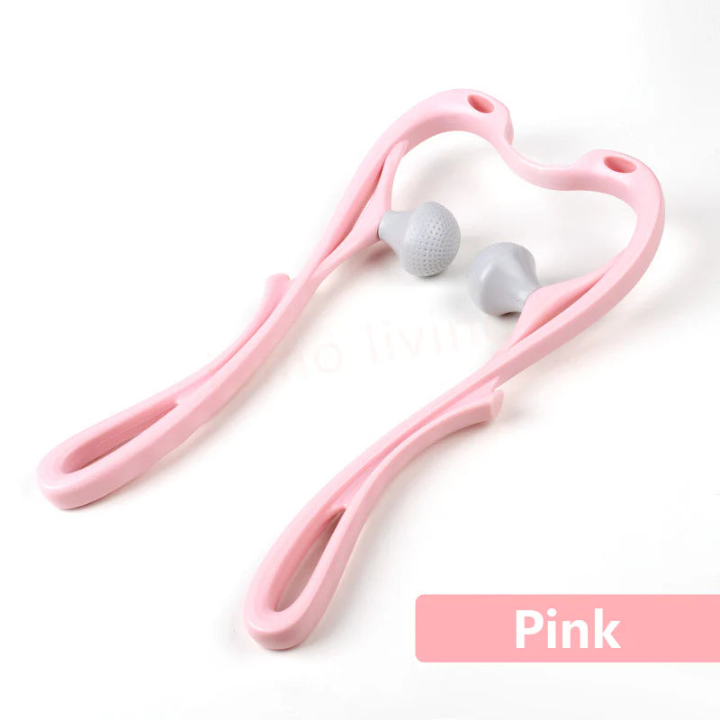 Multifunctional Manual Six-wheel Neck Massager Massage Relieve Roller Massage Tool